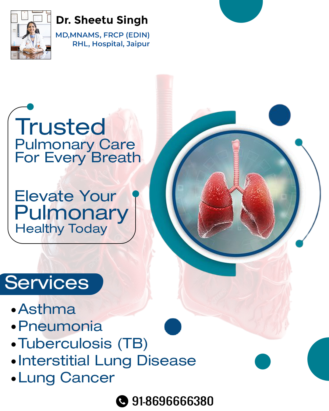 COPD Specialist Doctor in Bajaj Nagar, Jaipur – Dr. Sheetu Singh