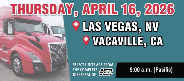 Upcoming April Trailers Auction in Las Vegas, NV / Vacaville, CA – Bid on Quality Trailers