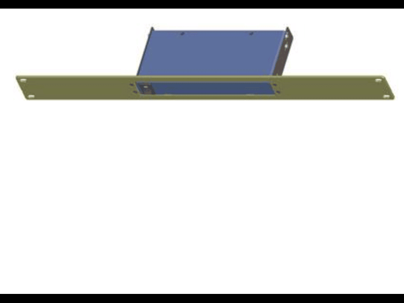 Heavy-Duty VESA LCD Mount for Data Racks